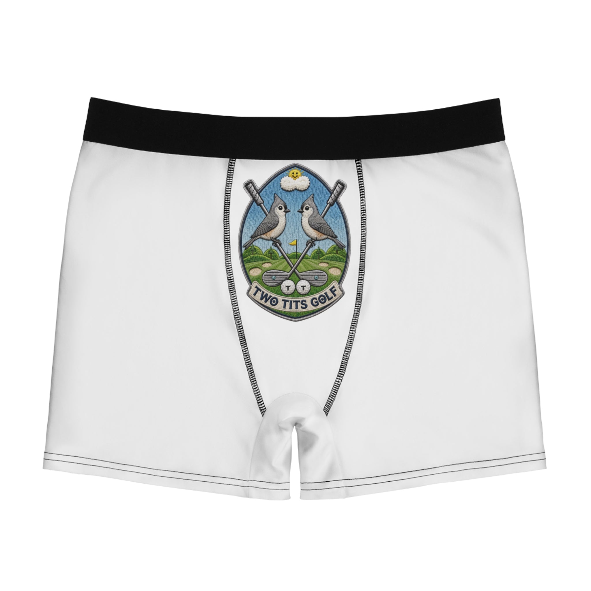 THE HE-TIT BRIEF Men's Golf Crest Boxer Briefs