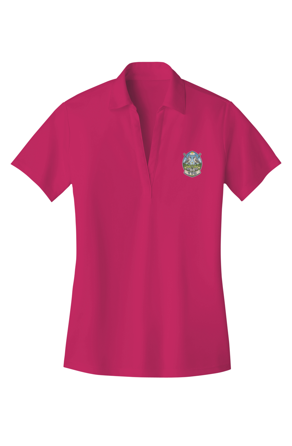 The She-Tit — Women's Silk Touch Performance Polo Confident. Capable. Unapologetic.