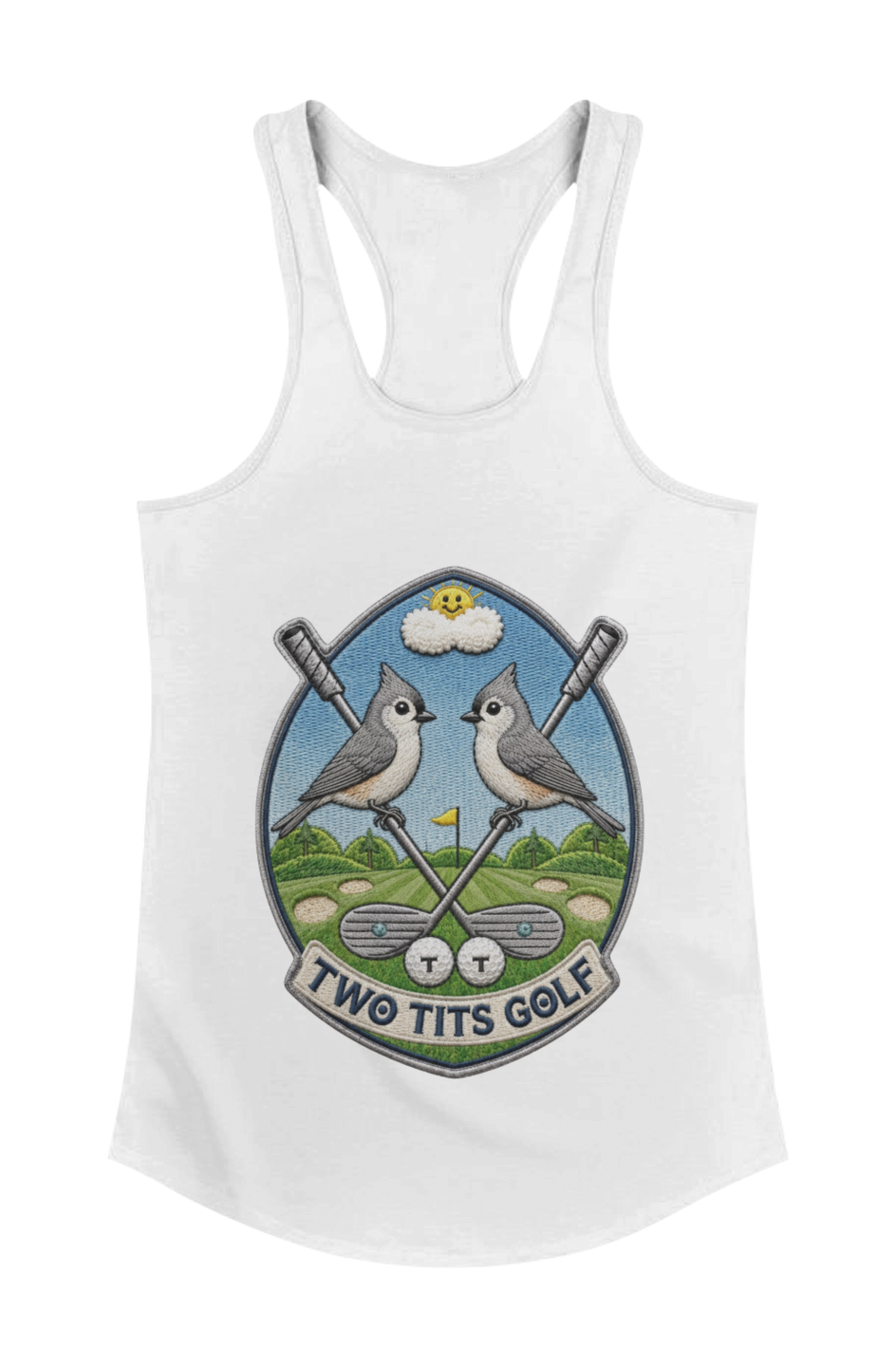 The Tit-Back Women's Racerback Tank