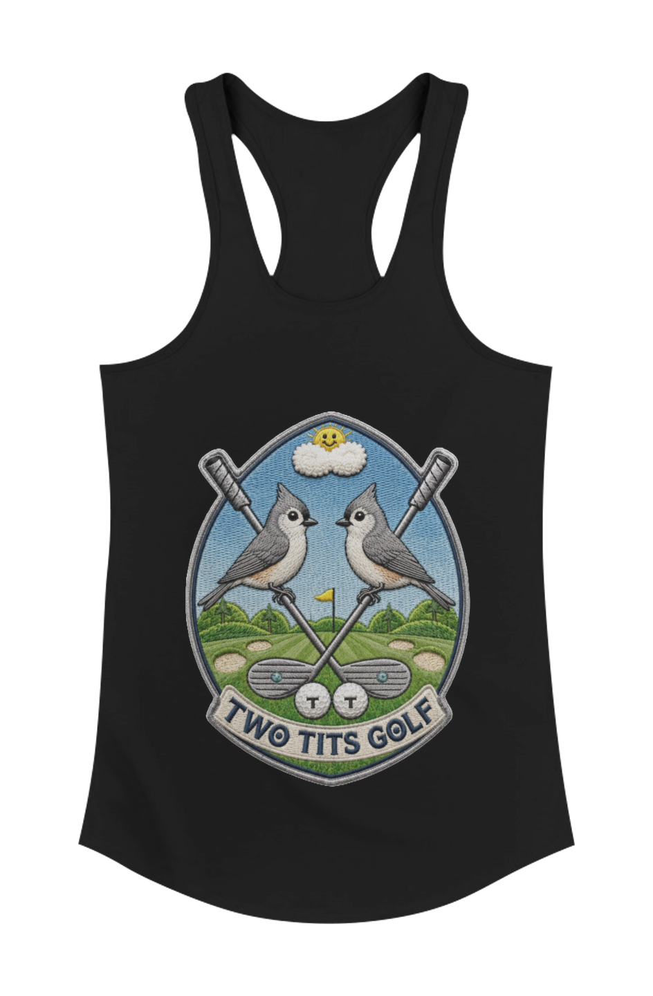 The Tit-Back Women's Racerback Tank