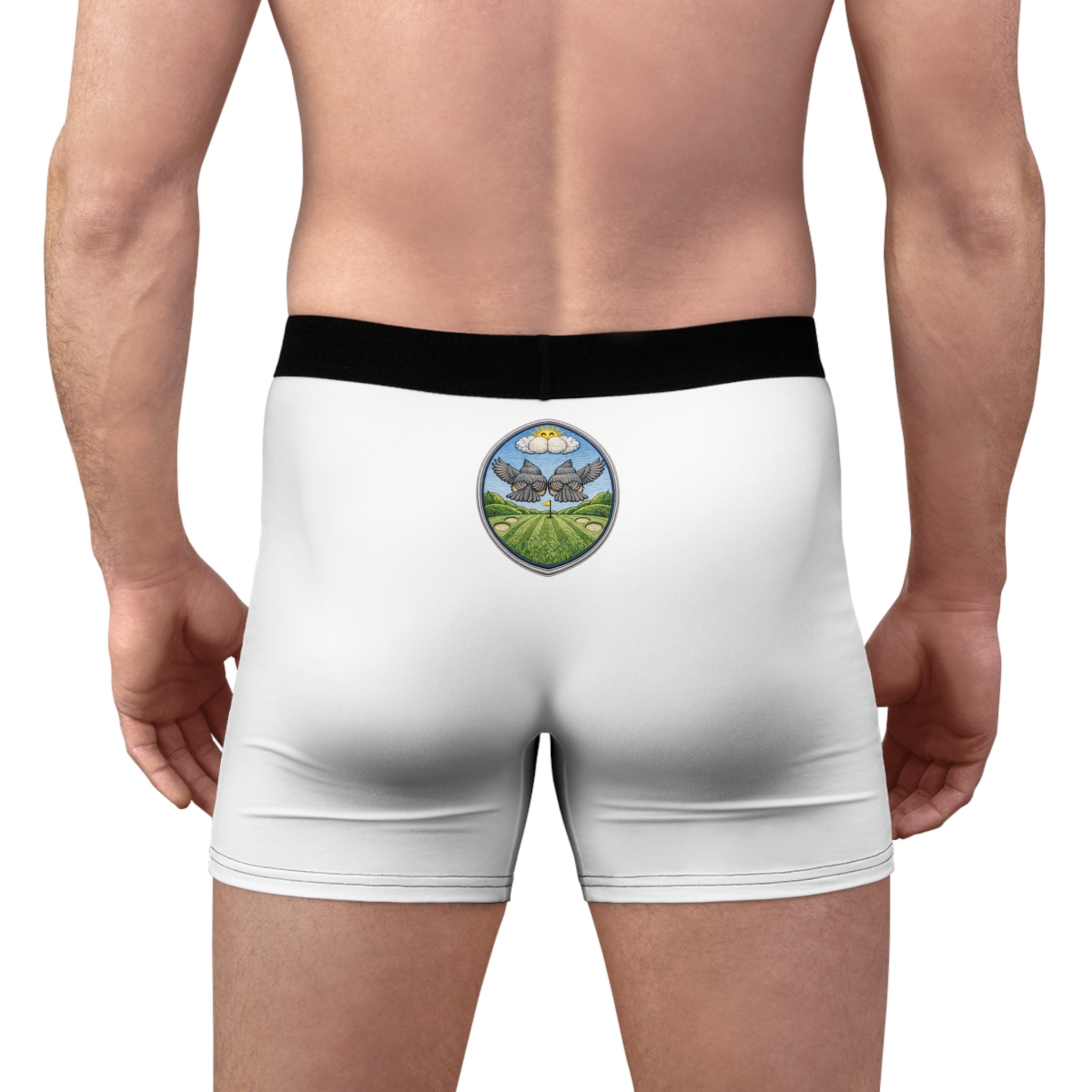 THE HE-TIT BRIEF Men's Golf Crest Boxer Briefs